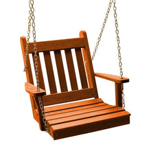 Load image into Gallery viewer, 2' Traditional English Chair Swing Cedar Wood