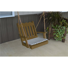 Load image into Gallery viewer, 2′ Pine Royal English Porch Swing-Unfinished, Painted, or Stained