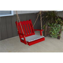 Load image into Gallery viewer, 2′ Pine Royal English Porch Swing-Unfinished, Painted, or Stained