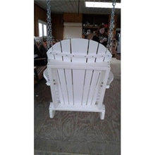 Load image into Gallery viewer, Colored Poly Lumber Adirondack Swing Chair With Chains