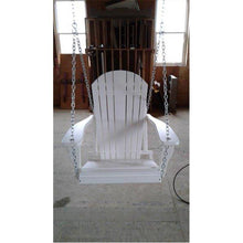 Load image into Gallery viewer, Colored Poly Lumber Adirondack Swing Chair With Chains