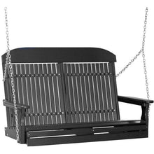 Load image into Gallery viewer, 4 Foot Classic Highback Outdoor Porch Swing, Polywood