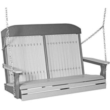 Load image into Gallery viewer, 4 Foot Classic Highback Outdoor Porch Swing, Polywood