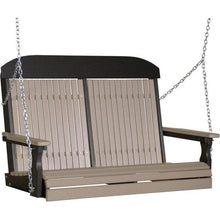 Load image into Gallery viewer, 4 Foot Classic Highback Outdoor Porch Swing, Polywood