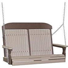 Load image into Gallery viewer, 4 Foot Classic Highback Outdoor Porch Swing, Polywood