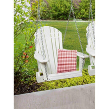 Load image into Gallery viewer, Colored Poly Lumber Adirondack Swing Chair With Chains
