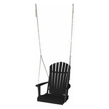 Load image into Gallery viewer, Colored Poly Lumber Adirondack Swing Chair With Chains