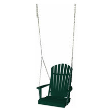 Load image into Gallery viewer, Colored Poly Lumber Adirondack Swing Chair With Chains