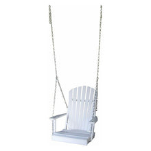 Load image into Gallery viewer, Colored Poly Lumber Adirondack Swing Chair With Chains