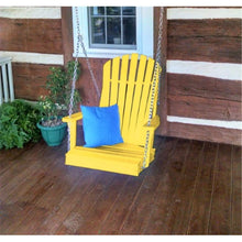 Load image into Gallery viewer, Colored Poly Lumber Adirondack Swing Chair With Chains