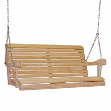 Load image into Gallery viewer, 4 Ft Grandpa Porch Swing Cypress Highback
