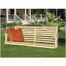 Load image into Gallery viewer, 5 Ft Classic Grandpa Porch Swing Treated Pine