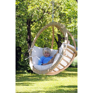 Globo Single Chair Swing and Stand Set