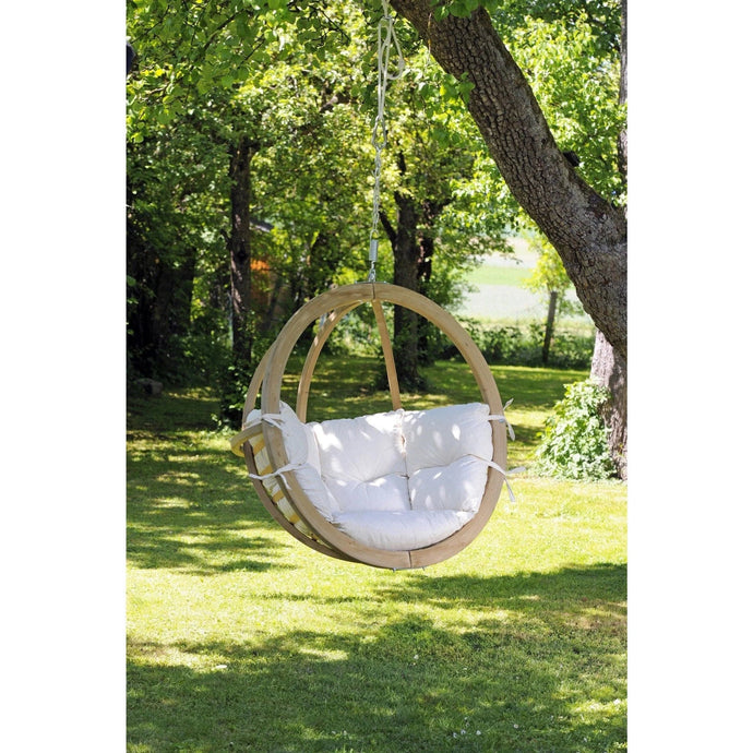 Globo Single Chair Swing and Stand Set