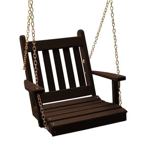2' Traditional English Chair Swing Cedar Wood
