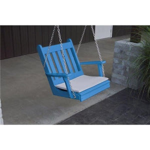 Poly Traditional English Chair Swing Colored
