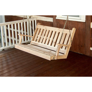 5' Traditional English Swing Cedar Wood