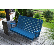 Load image into Gallery viewer, Winston Porch Swing With Chains 5 Foot Poly Lumber Highback