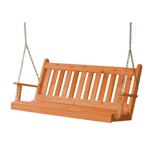 5' Traditional English Swing Cedar Wood