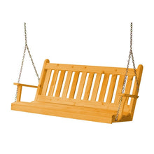 Load image into Gallery viewer, 6&#39; Traditional English Porch Swing Pine Wood
