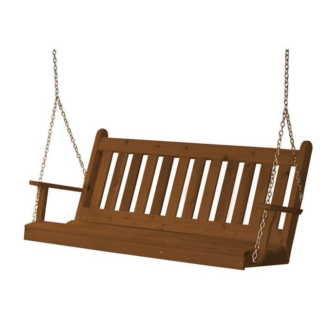 6' Traditional English Swing Cedar Wood