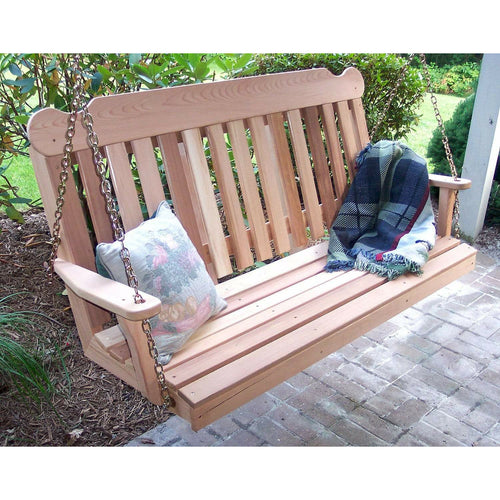 4' Cedar Classic Porch Swing