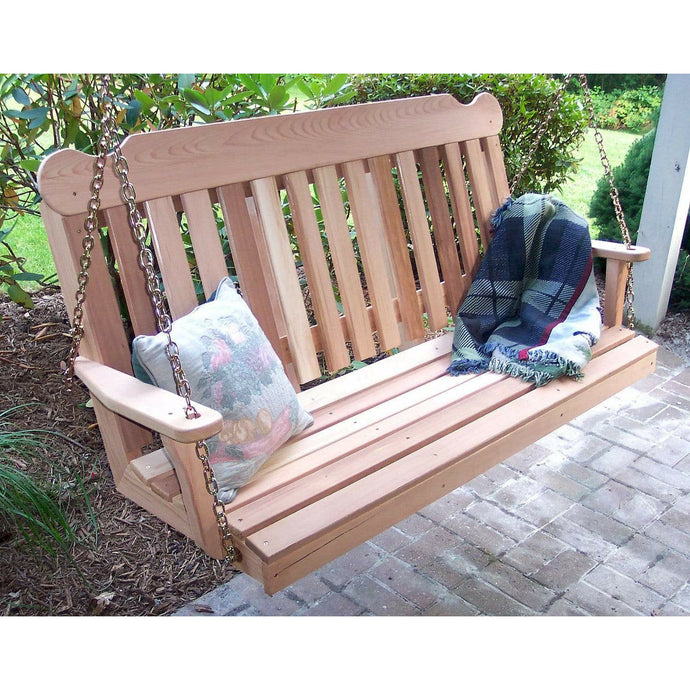 5' Cedar Classic Porch Swing