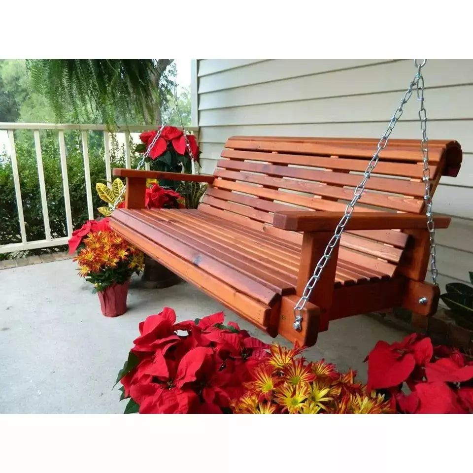 5ft wooden porch swing deals