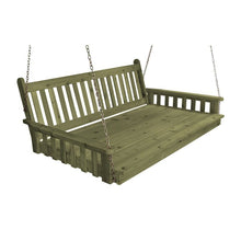 Load image into Gallery viewer, 6&#39; Pine Traditional English Swing Bed, Painted or Stained