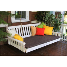 Load image into Gallery viewer, 75&quot; Pine Twin Mattress Traditional English Swing Bed, Painted or Stained