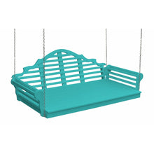 Load image into Gallery viewer, Marlboro Style Swing Bed 6 Foot Colored Poly Lumber Porch Swing