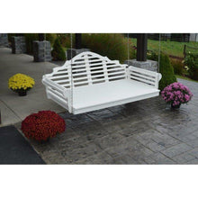 Load image into Gallery viewer, Marlboro Style Swing Bed 4 Foot Colored Poly Lumber Porch Swing