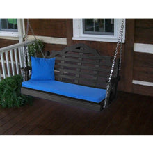 Load image into Gallery viewer, Marlboro Porch Swing 4 Foot Colored Poly Lumber