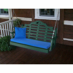 Marlboro Porch Swing 4 Foot Colored Poly Lumber