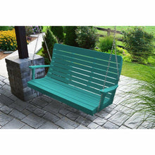 Load image into Gallery viewer, Winston Porch Swing With Chains 5 Foot Poly Lumber Highback