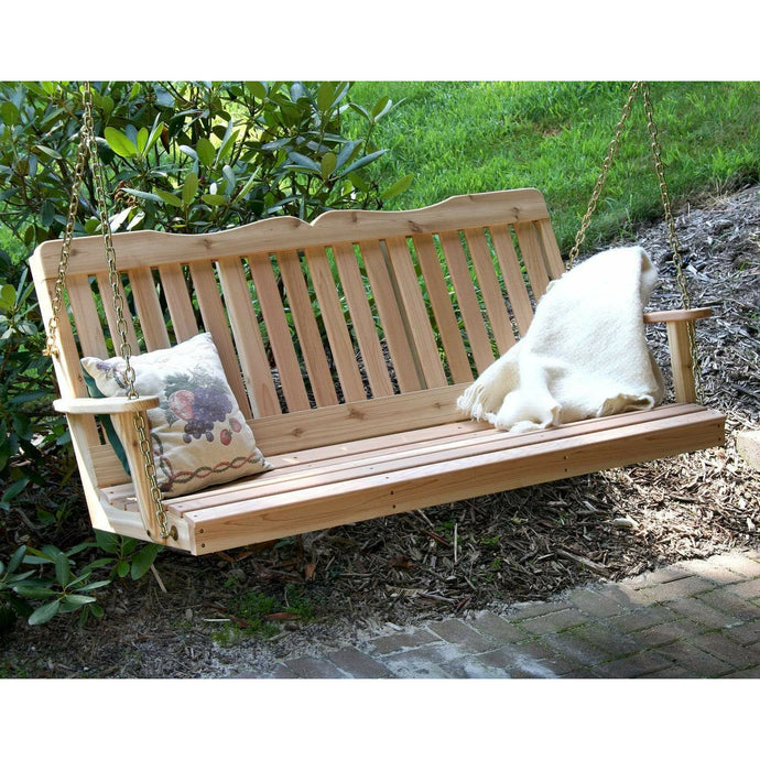 6' Cedar Countryside Porch Swing