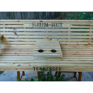 4ft Classic Pine Porch Swing with Option to Personalize