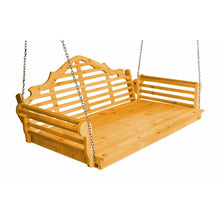 Load image into Gallery viewer, 4 Foot Pine Marlboro Style Swing Bed Southern Yellow Pine