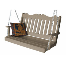 Load image into Gallery viewer, Royal English Porch Swing 5 Foot Colored Poly Lumber