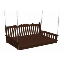 Load image into Gallery viewer, Royal English Swing Bed 75 Inch Twin Size Poly Lumber