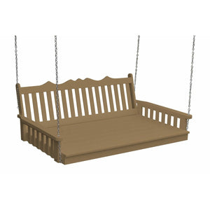 Royal English Swing Bed 4 Foot Colored Poly Lumber