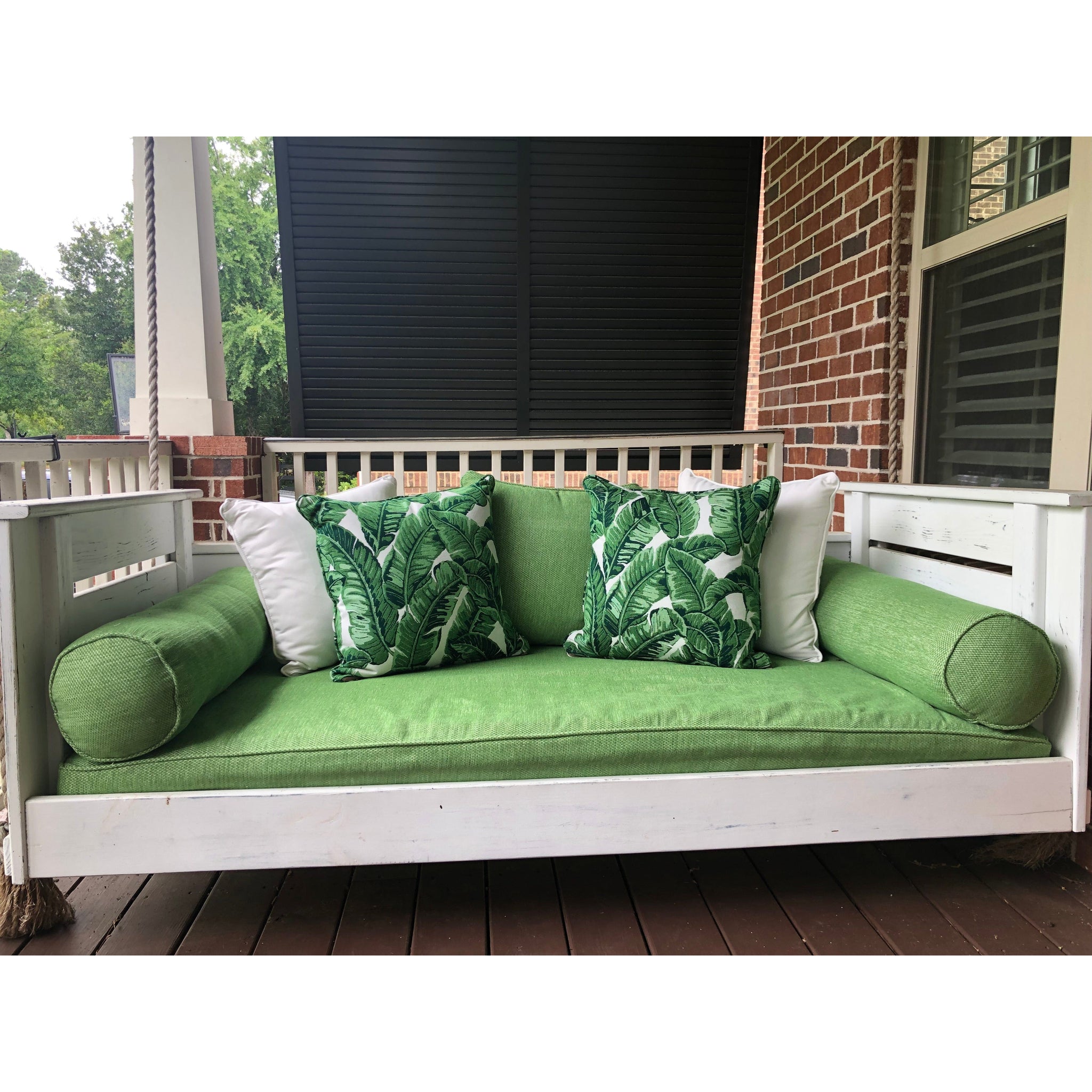 Belham living brighton beach deep seating porch swing bed with cushion outlet