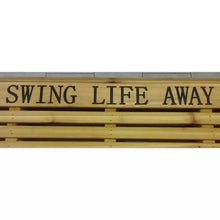 Load image into Gallery viewer, 4ft Classic Pine Porch Swing with Option to Personalize