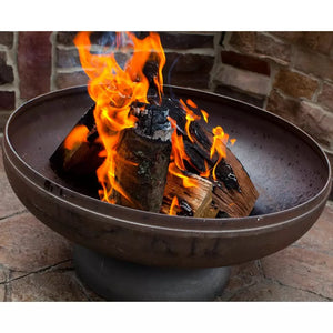 The American Patriot Fire Pit - Natural Steel Finish