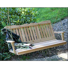 Load image into Gallery viewer, 4&#39; Cedar Countryside Porch Swing