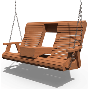 Pressure Treated Pine 5′ Rollback Swing with Console