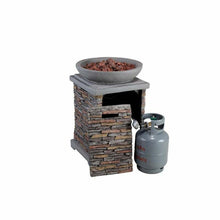 Load image into Gallery viewer, Sunshine Outdoor Gas Fire Pit Table with Fire Bowl