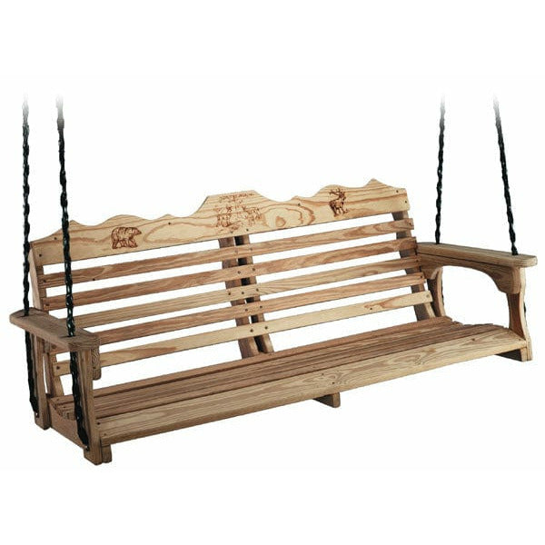 Treated Super Deluxe 5’ Wildlife Series Swing Ready To Ship