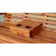 Load image into Gallery viewer, 8ft Cedar Rollback Porch Swing, Large Oversize Swing, Bench, Patio Swing