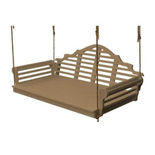 Load image into Gallery viewer, Marlboro Style Swing Bed 5 Foot Colored Poly Lumber Porch Swing